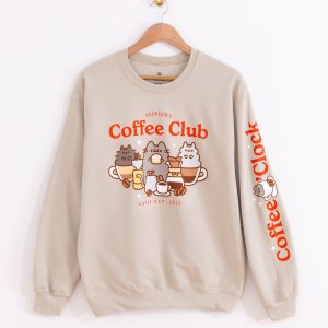 pusheen Pusheen Coffee Club Unisex Sweatshirt