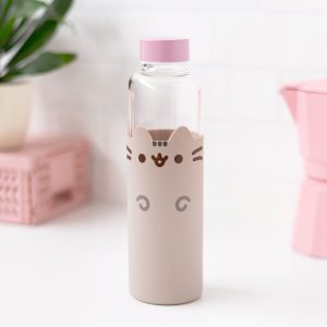 pusheen Pusheen Glass Water Bottle