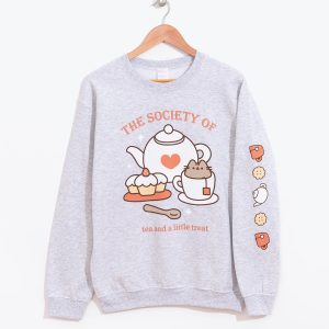 pusheen Pusheen Tea Society Unisex Sweatshirt